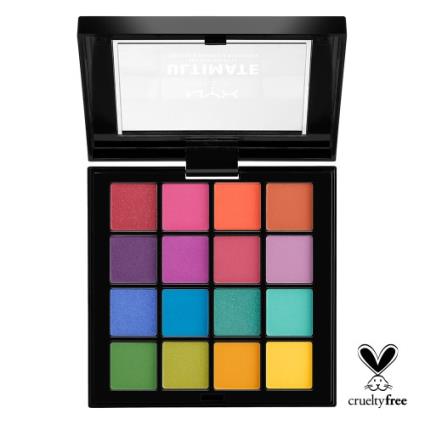 NYX Ultimate Shadows Paleta de Sombras - Brights 13.28g