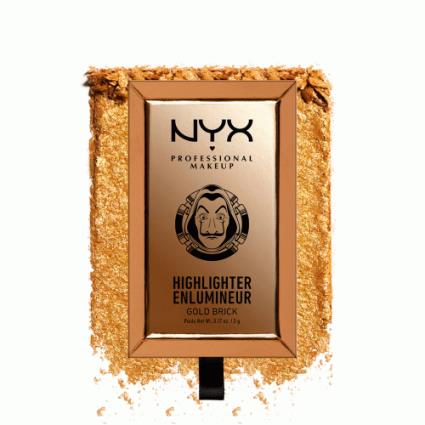 Nyx Iluminador Classic Gold La Casa de Papel