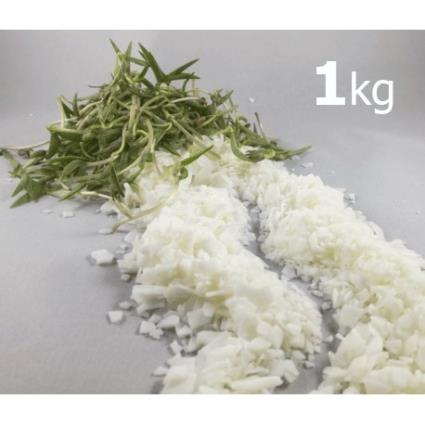 Cera de Soja Natural 1kg -  (baixo ponto de fusão)