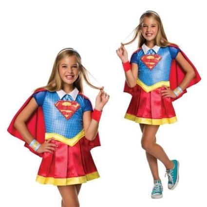 Fato De Carnaval Super Girl - 5-7 Anos