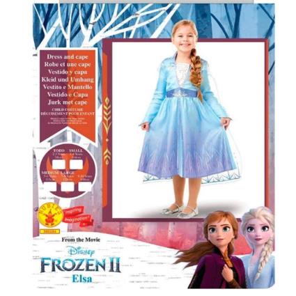 Fato Frozen Elsa Clássico - 7-8 Anos