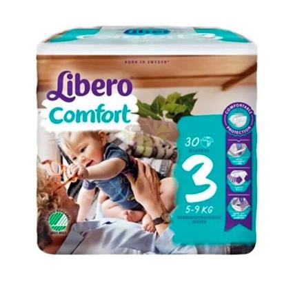 Comfort 3 Fralda 5-9Kg Pack 6 x30