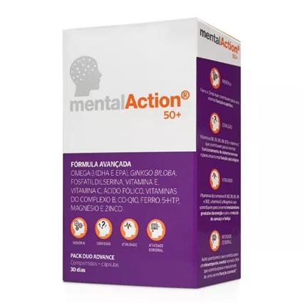 Mentalaction 50+ Comprimidos x30 + Cápsulas x30