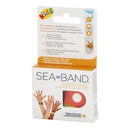 Sea-Band Pulseira Criança Anti Enjoo Laranja x2
