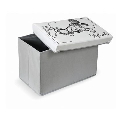 POUF XL MINNIE COM ARMAZENAGEM 49X31X31CM