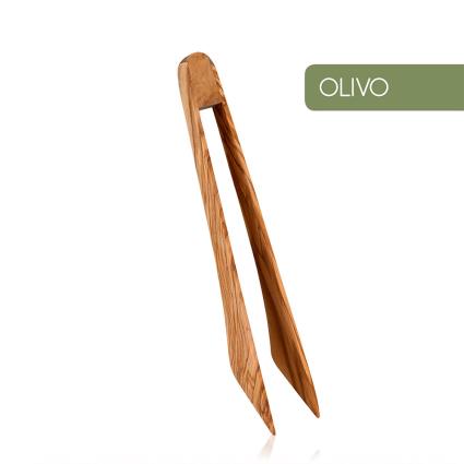 PINÇA PARA SERVIR, MADEIRA DE OLIVEIRA METAL TEX