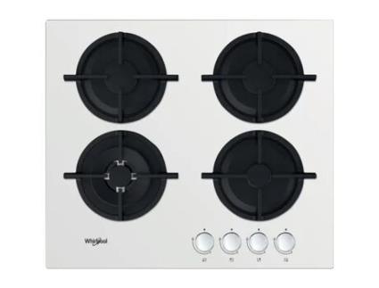 Placa A Gás De 4 Zonas Branco - 60cm