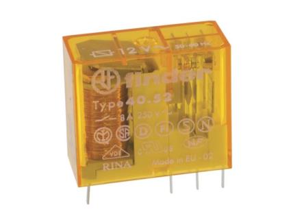 Rele Mini Para C.i. 2 Contatos Reversivel 12vac 8a