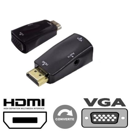 Conversor Av Hdmi Para Vga Com Audio