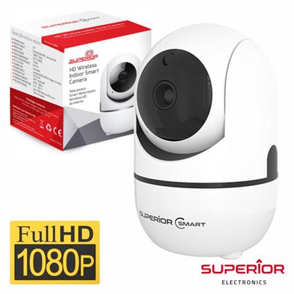 Câmara interior WIFI IP HD PAN/TILT c/ visão noturna
