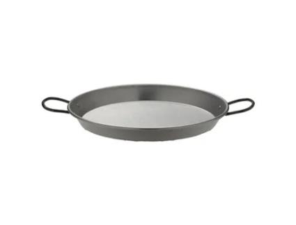 FIGIDEIRA AÇO POLIDO PARA INDUÇÃO E VITROCERÂMICA Ø30CM (4 PORÇÕES). 