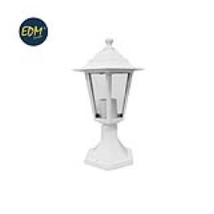 CANDEEIRO ALUMINIO E VIDRO TIPO FAROL PARA MURO 38X DIAM.19,2CM  MOD.ZURICH