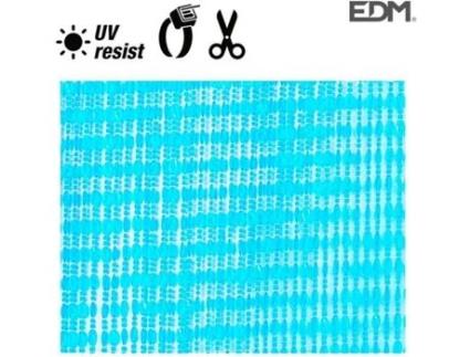 CORTINA DE PORTA DE OVALOS PLASTICO AZUL 90X210CM 72 TIRAS 