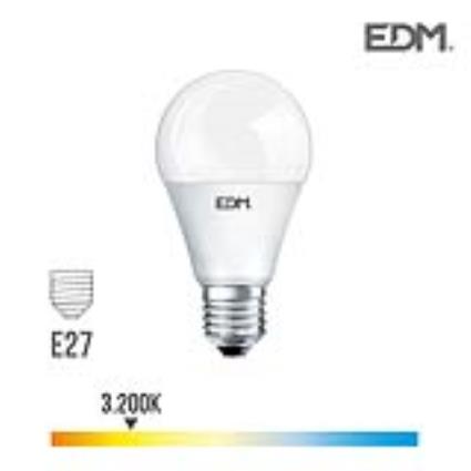 LAMPADA STANDARD LED E27 7W 580 Lm 3200K LUZ QUENTE 
