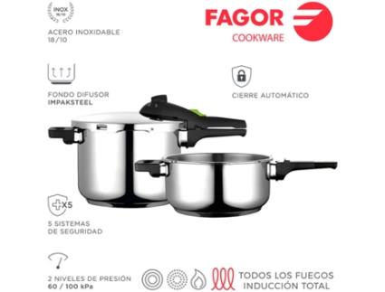 PANELA SUPER RÁPIDA RAPID 4+6L INOX 18/10 