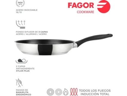 FRIGIDEIRA INOX ENARA Ø28CM AÇO INOXIDÁVEL 18/10 