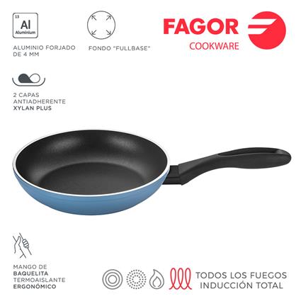 FRIGIDEIRA MÁXIMA Ø28CM AZUL ALUMÍNIO 3004 