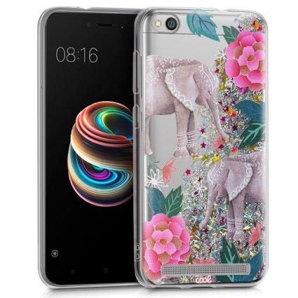 Carcasa  para Xiaomi Redmi 5A Glitter Elephant