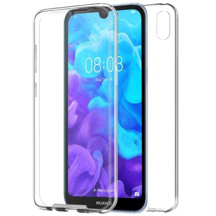 Funda  Silicona 3D para Huawei Y5 (2019) Transparente Frontal + Trasera