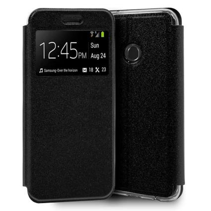 Funda  Flip Cover para ZTE Blade V10 Liso Negro