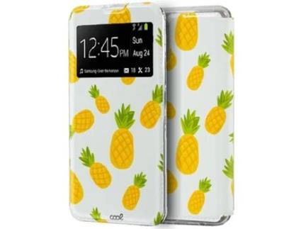 Funda  Flip Cover para Samsung A715 Galaxy A71 Dibujos Piñas