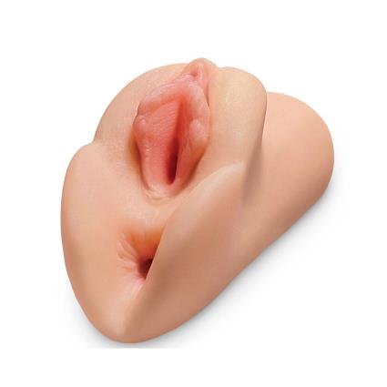 Masturbador PDX Plus+ Perfect Pussy Doble Stroker Claro