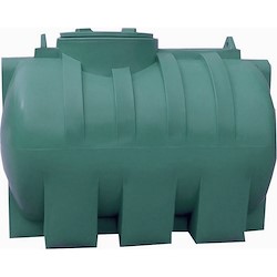 Reservatório de água horizontal SUPERFÍCIE 2000L VERDE