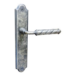 Puxador de porta placa  PLACA LATÃO BRONZE ENVELHECIDO