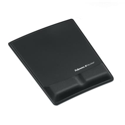 Tapete de Rato com Apoio de Pulsos Health-V™, Preto