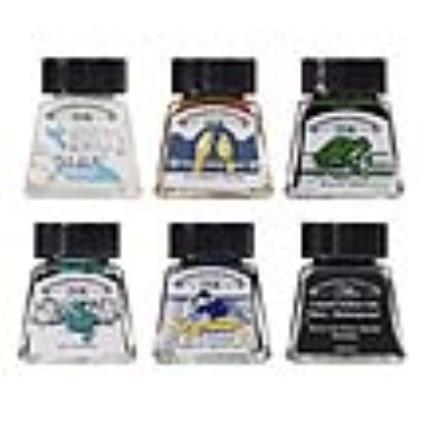 WINSOR  NEWTON Tinta de Desenho, 14 ml, Azul