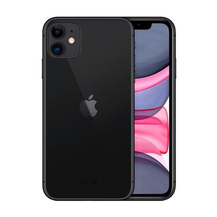 Smartphone iPhone 11, 6,1”, A13 Bionic, 128 GB ROM, Preto, sem Carregador