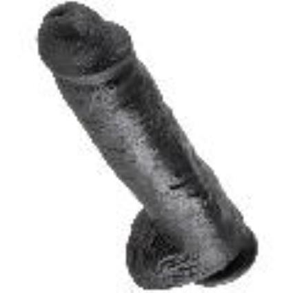 11' PENE REALISTICO NEGRO 28 CM