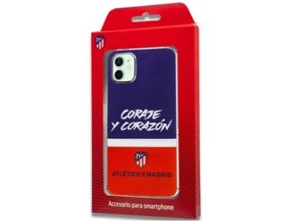 Carcasa  para iPhone 12 / 12 Pro Licencia Fútbol Atlético De Madrid