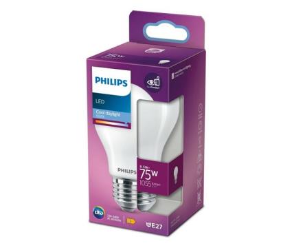 LÂMPADA STANDARD LED E27 8,5W 1.055Lm 6.500K LUZ FRIA 