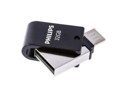 2 em 1 Preto 32GB OTG microUSB U.