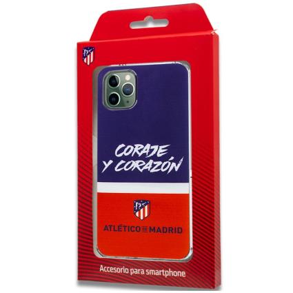 Capa para iPhone 11 Pro Max com licença de futebol para o Atlético de Madrid