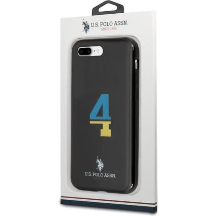 Capa para IPhone 6 Plus / IPhone 7 Plus / 8 Plus com licença Polo Ralph Lauren Four Black