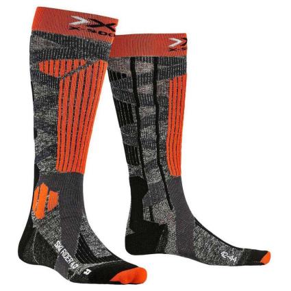 Meias Ski Rider 4.0 EU 42-44 Stone Grey Melange / X-Orange