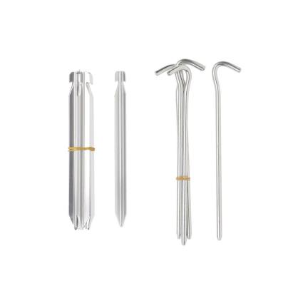 Alu 7001 V Peg 5 Pieces One Size Silver