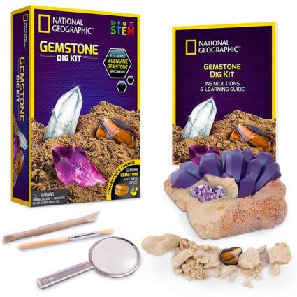 Kit de Ciência  Pedra preciosas (Idade Mínima: 3)