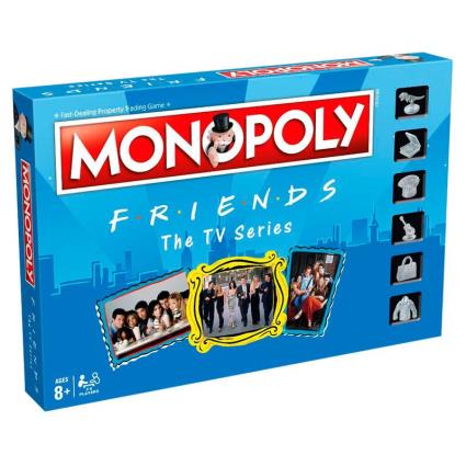 Friends Monopoly Spanish One Size Blue