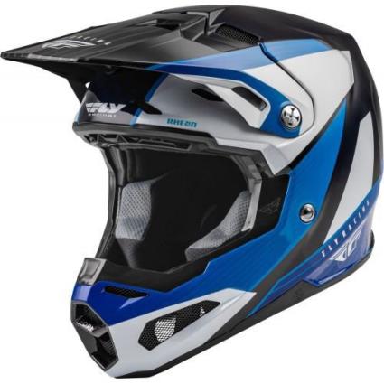Capacete De Motocicleta  Formula Prime XS bleu/blanc/bleu carbone