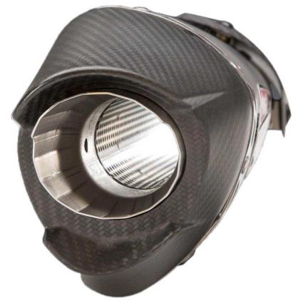 Silenciador De Aço Inoxidável E Carbono Não Homologado At2 Gsxs 750 17-21 One Size Black / Silver