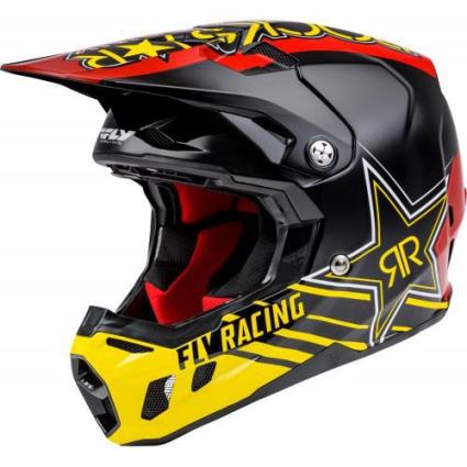 Capacete De Motocicleta  Formula Cc Rockstar XL noir/jaune