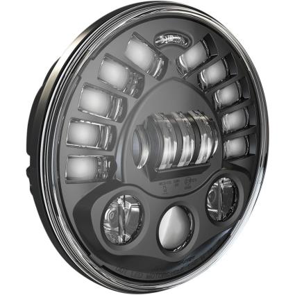 8791 Adaptive 2 Led Headlight 7´´ 1150 / 850 Lumens Black