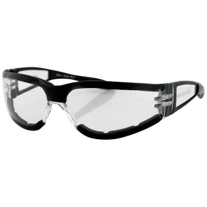 Oculos Escuros Shield Ii Clear Gloss Black