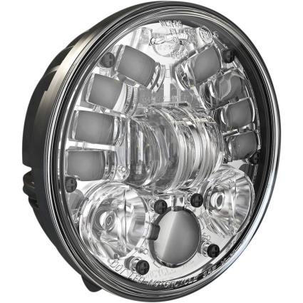 8691 Adaptive 2 Led Headlight 5.75´´ 1600 / 1050 Lumens Chrome