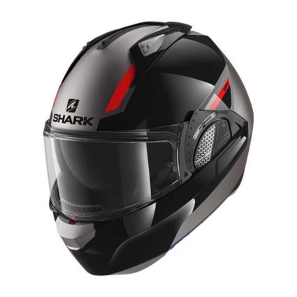 Capacete Modular Evo Gt S Anthracite / Black / Red