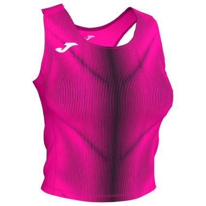 Camiseta Sem Mangas Olimpia 7-10 Years Pink Fluor / Black