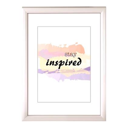 Madrid 30x40 Cm Plastic Frame One Size White